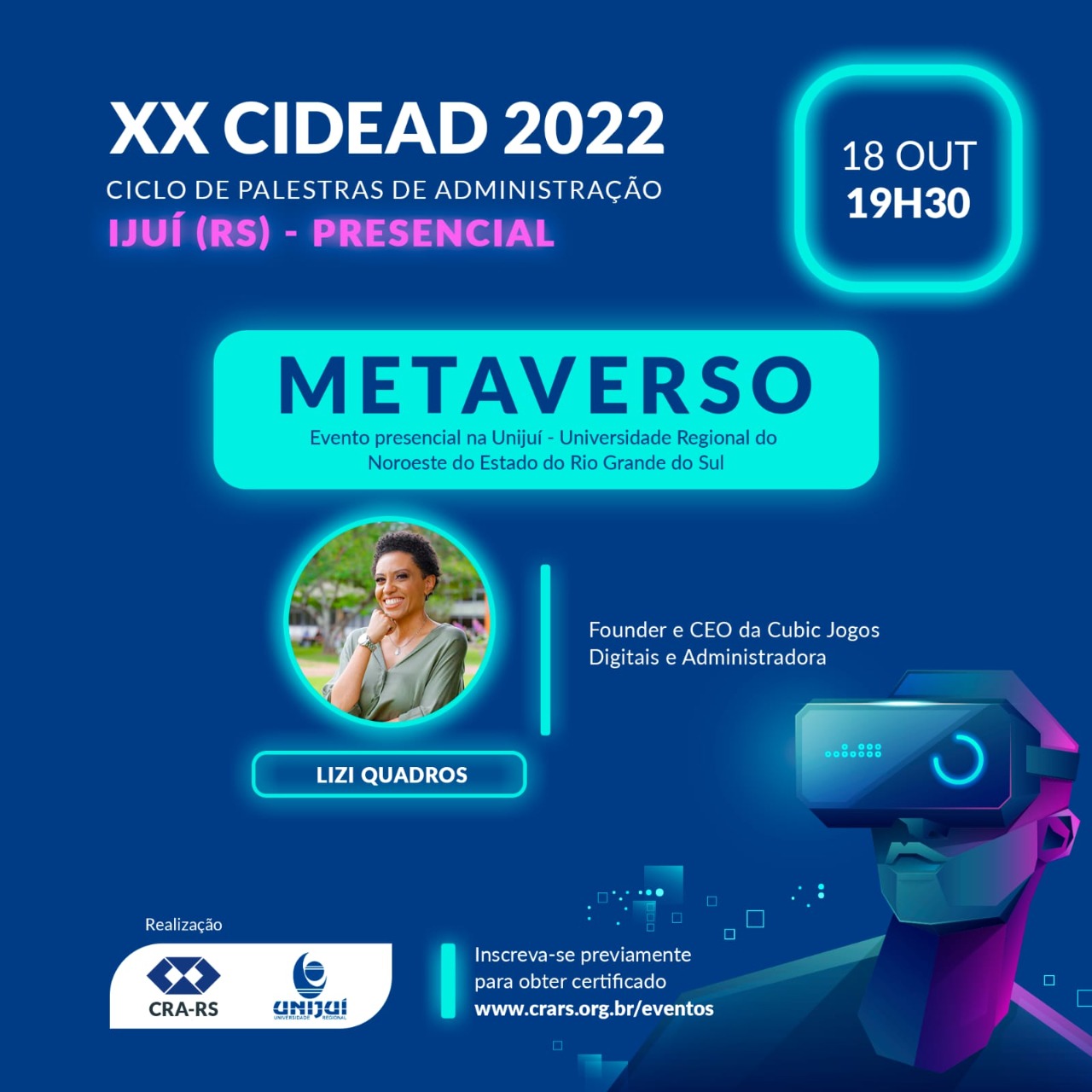Participe do XX CIDEAD 2022 em Ijuí