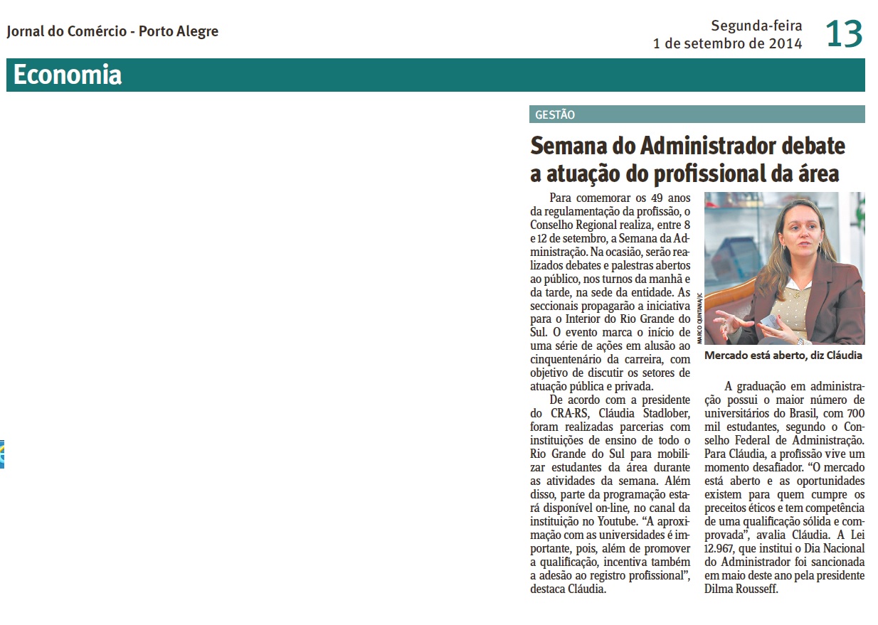 Semana do Administrador CRA-RS