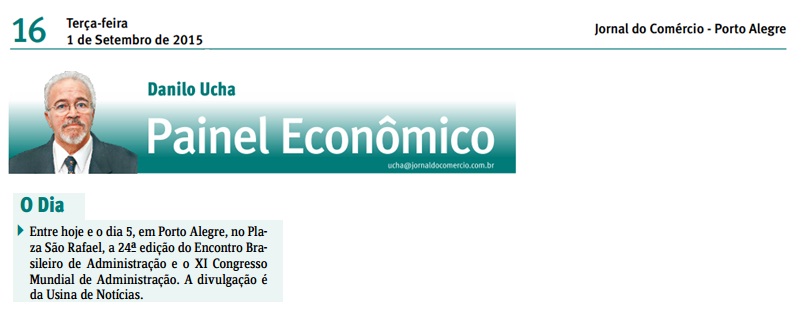 Encontro Brasileiro de Administração 2015 acontece em Porto Alegre