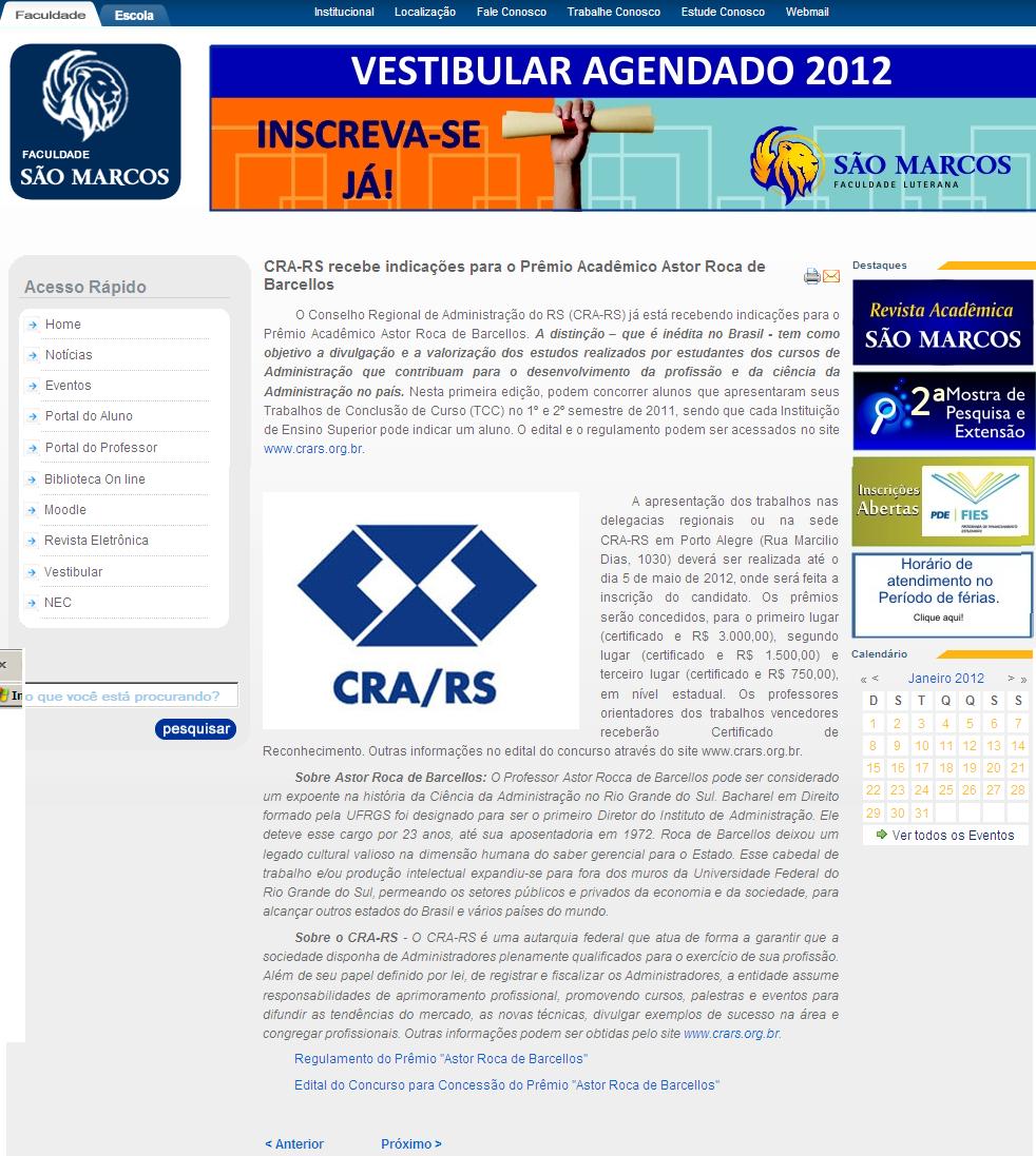 Prêmio Acadêmico Astor Roca de Barcellos