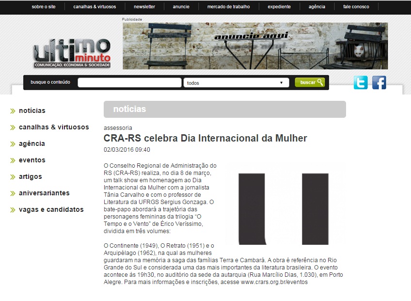 CRA-RS celebra Dia Internacional da Mulher