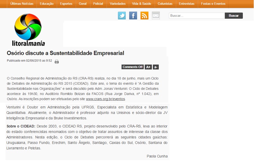 CIDEAD 2015 Osório
