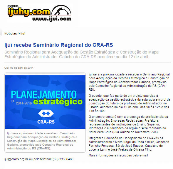 Seminário Regional em Ijuí