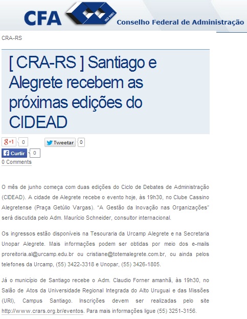 CIDEAD Alegrete e Santiago