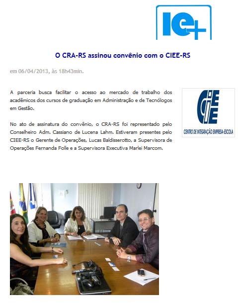 Convênio CIEE
