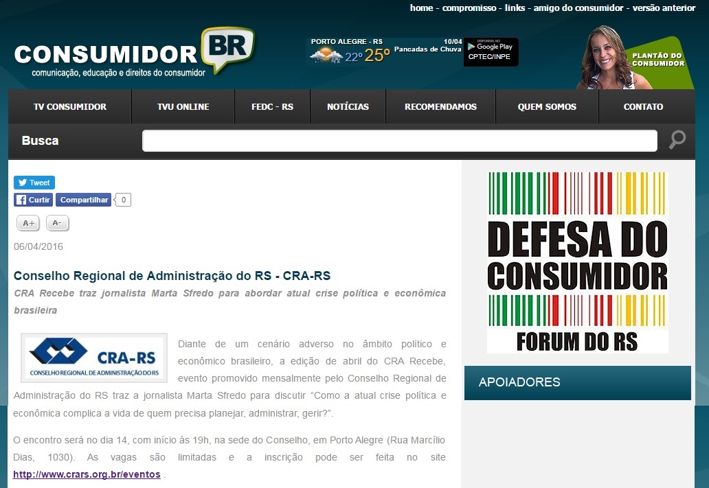 CRA Recebe
