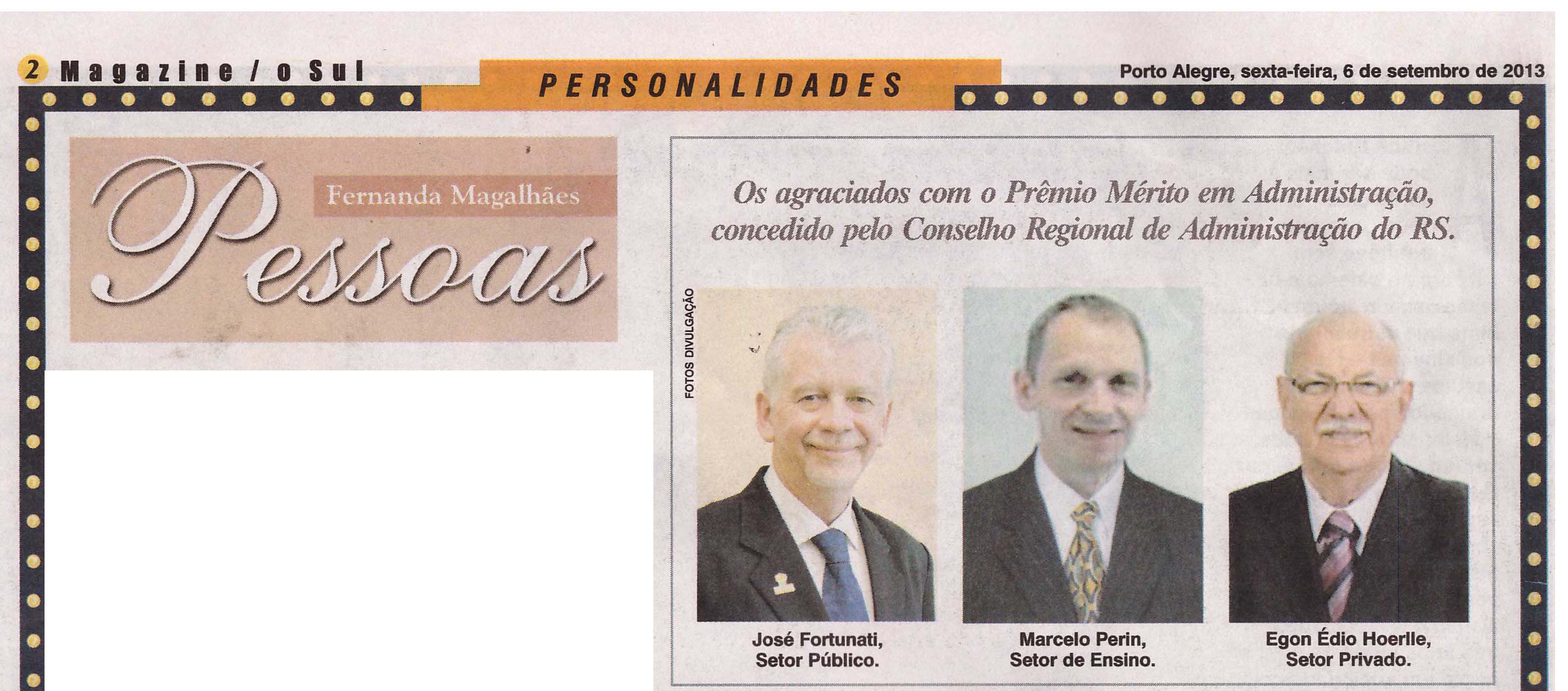 Prêmio Mérito em Administração 2013