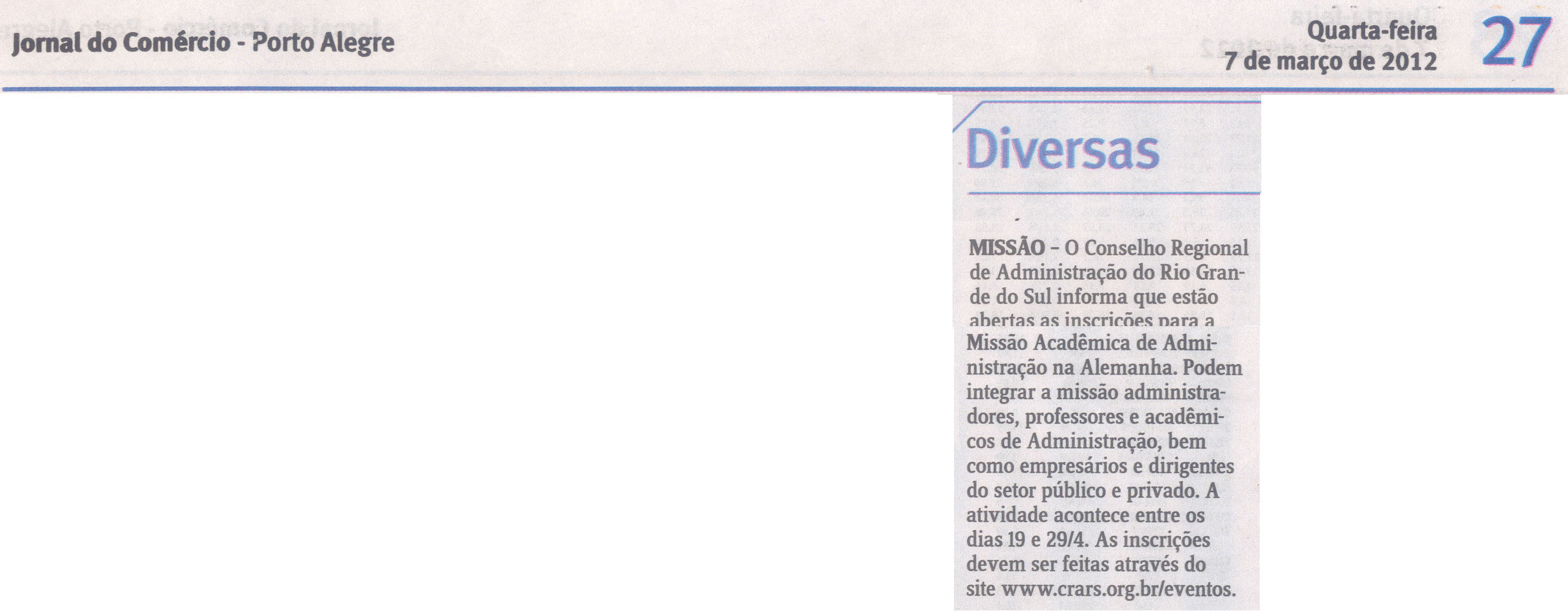 Missão