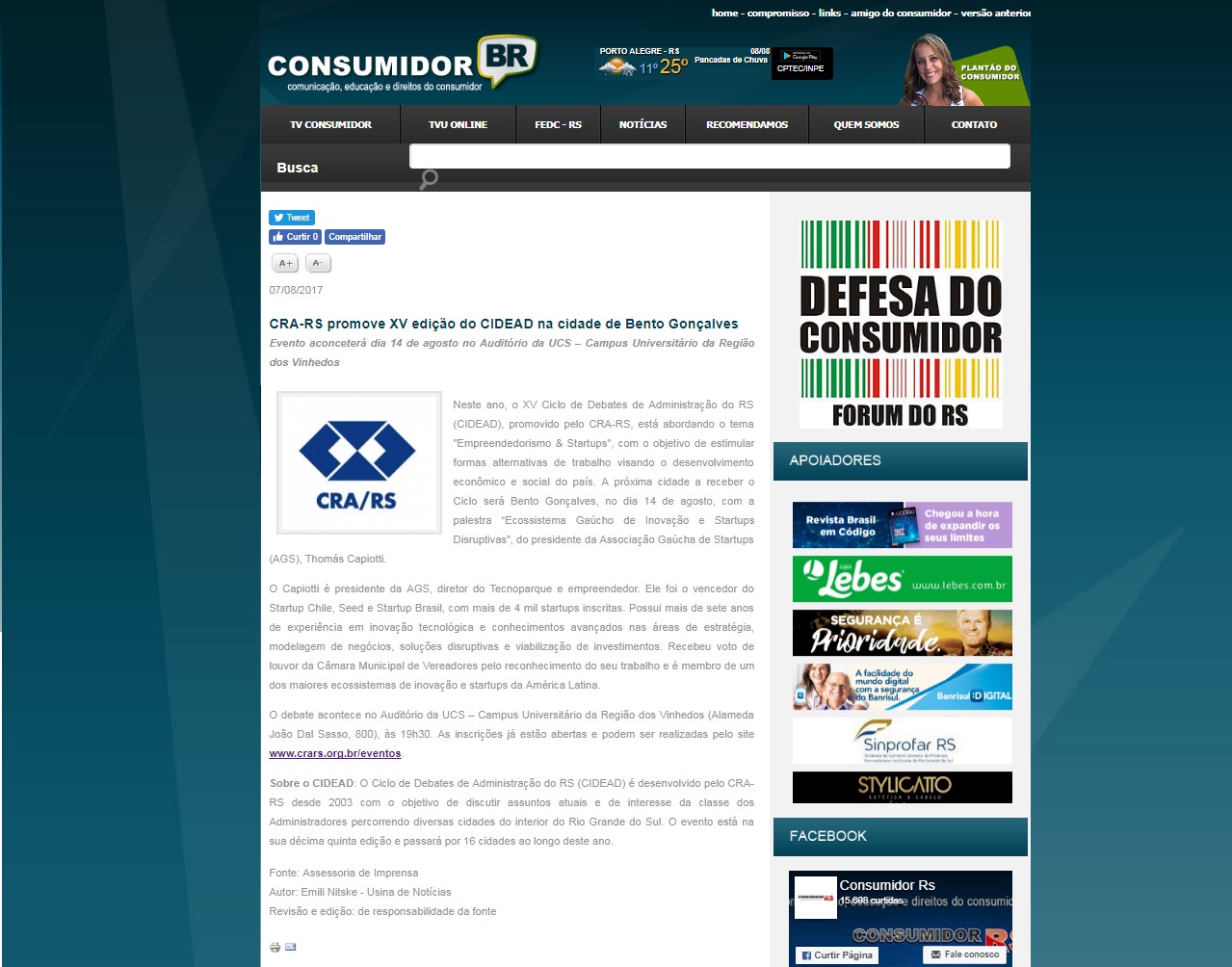 CIDEAD em Bento Gonçalves