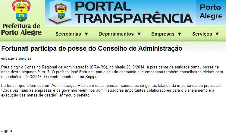 Posse dos Conselheiros Eleitos e da Diretoria do CRA-RS