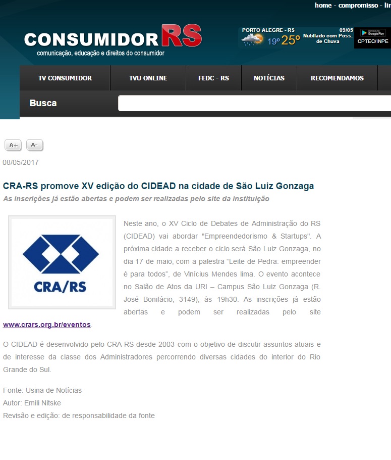 CIDEAD em São Luiz Gonzaga