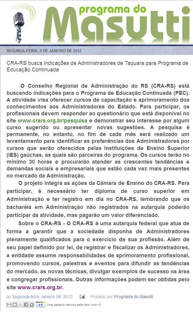 Programa de Educação Continuada 