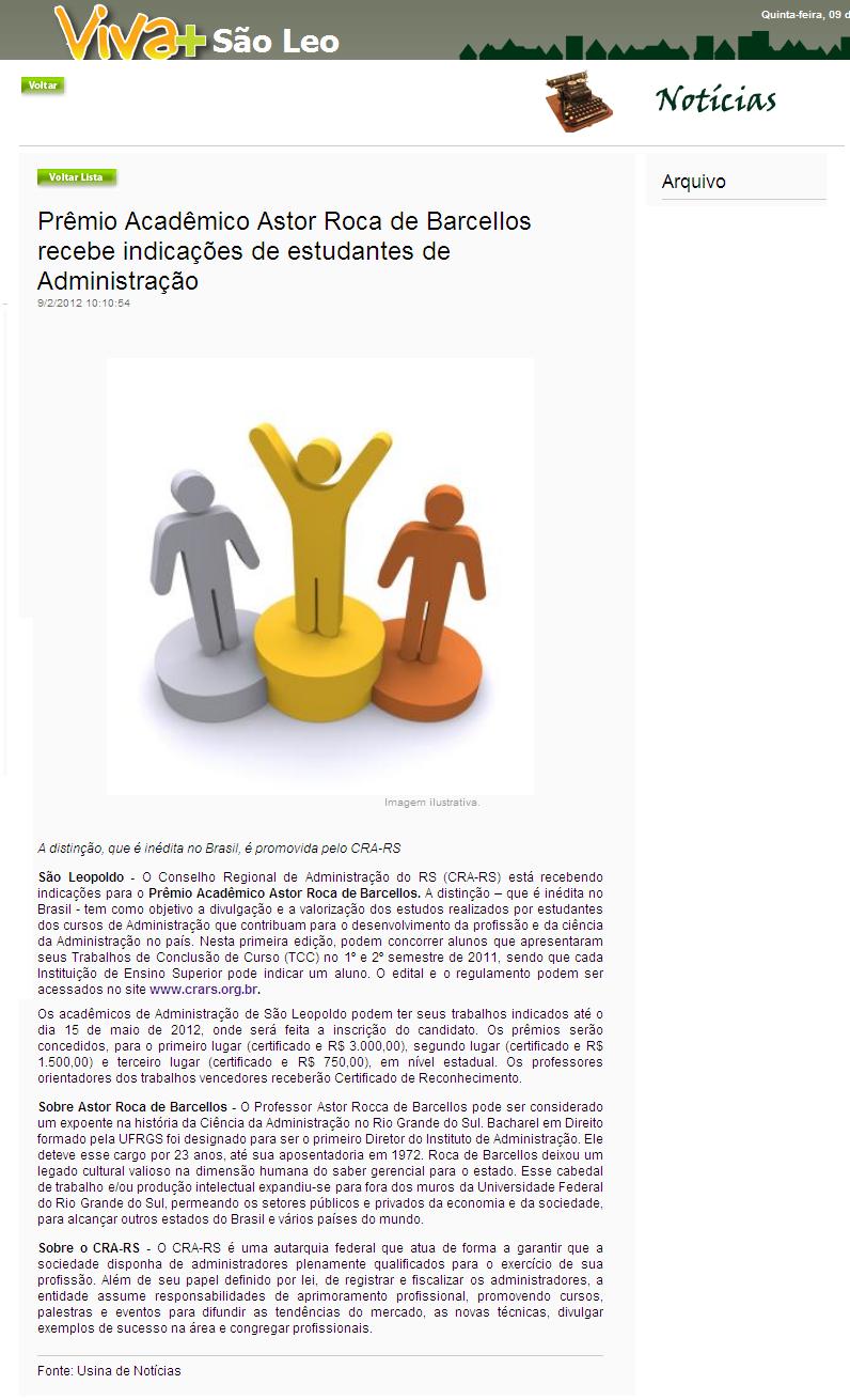 Prêmio Acadêmico Astor Roca de Barcellos