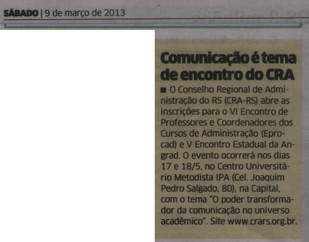 Inscrições-Eprocad