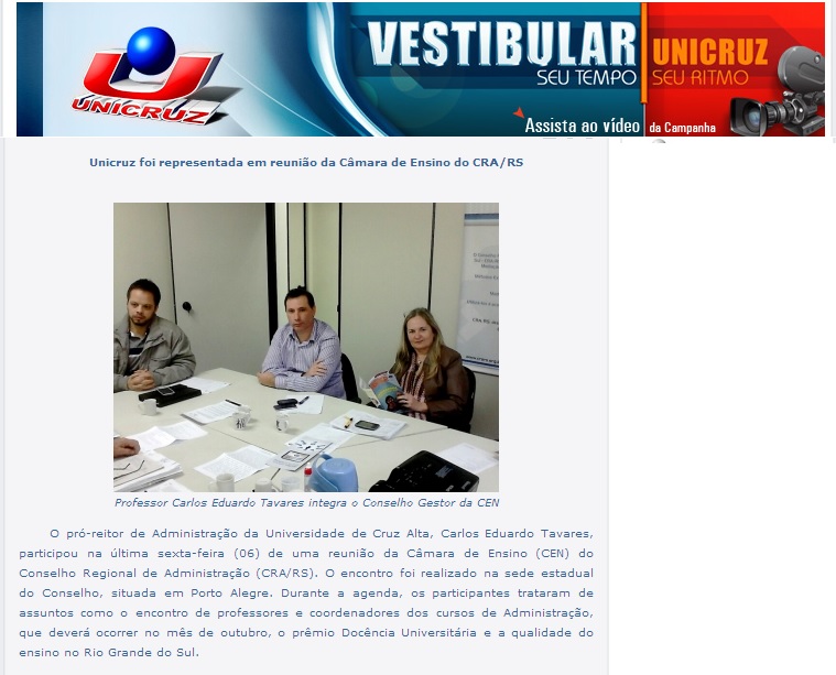 Reunião Câmara de Ensino
