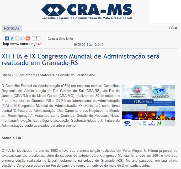 Congresso Mundial e FIA