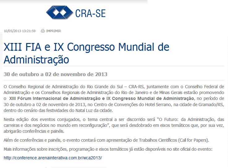 Congresso Mundial e FIA