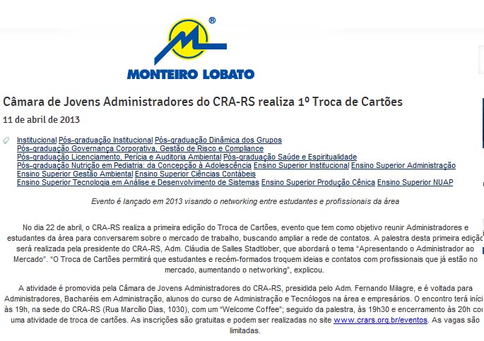 Troca de Cartões