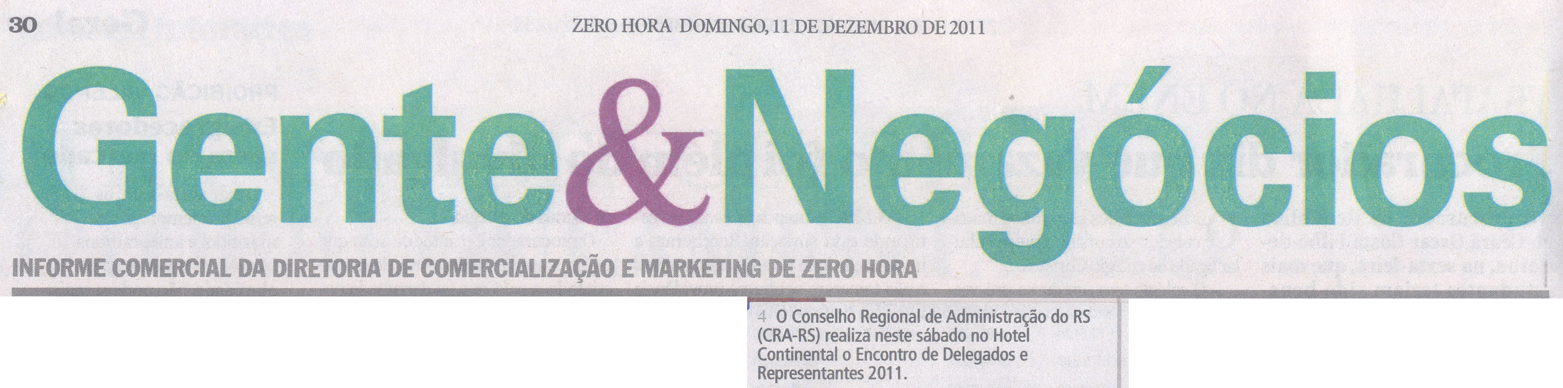 Encontro de Delegados e Representantes do CRA-RS 2011