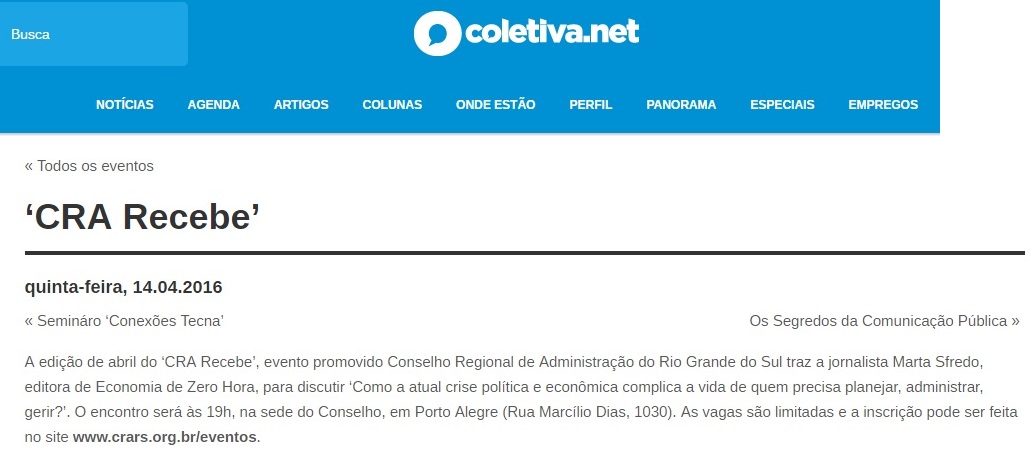 CRA Recebe
