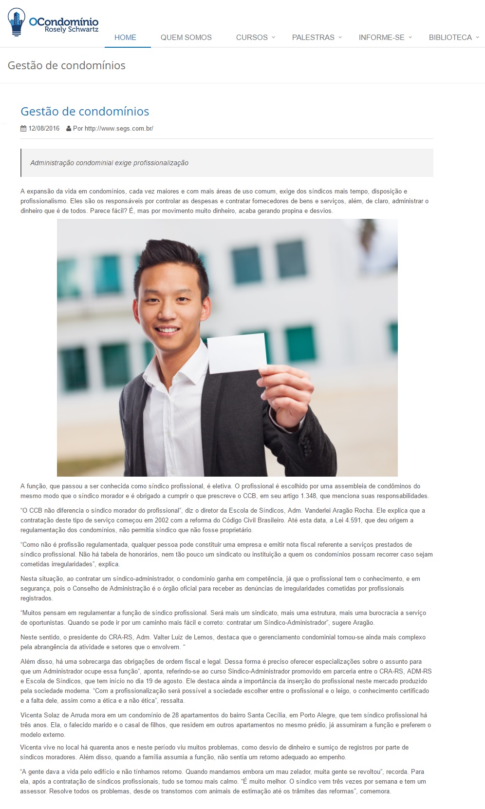 Administração condominial exige profissionalização