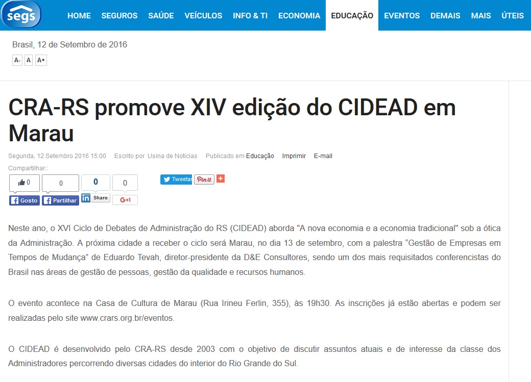 CIDEAD em Marau