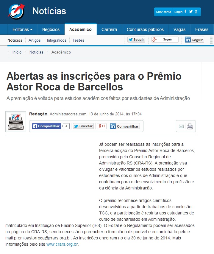 Prêmio Astor Roca de Barcellos