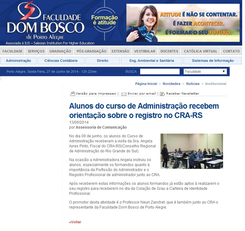 Registro CRA-RS