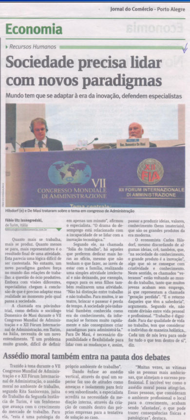 VII Congresso Mundial de Administração e XII FIA