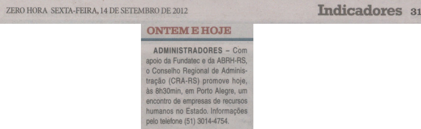 Encontro de Enpresas de RH do RS