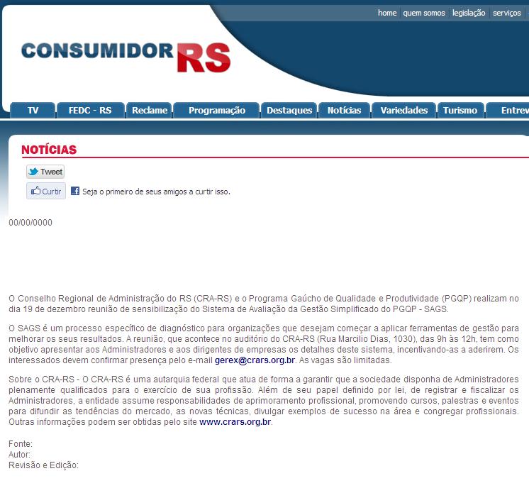 Evento sobre gestão
