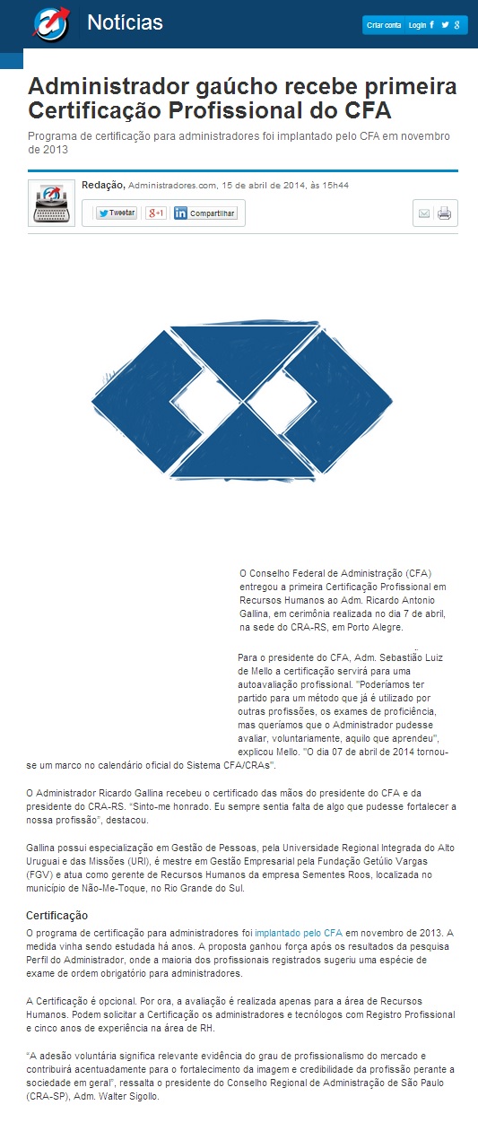 Certificação Profissional - RH