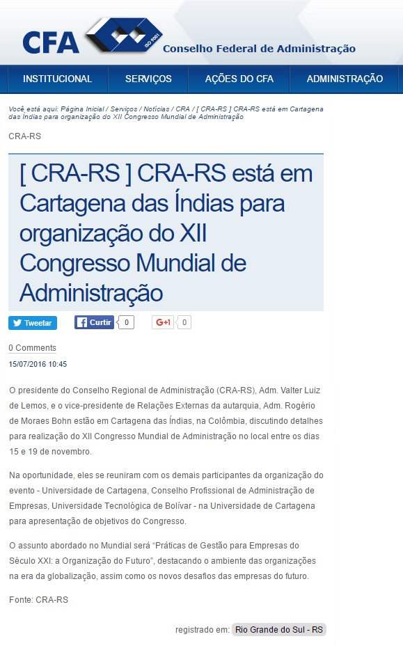 Congresso Mundial de Administração