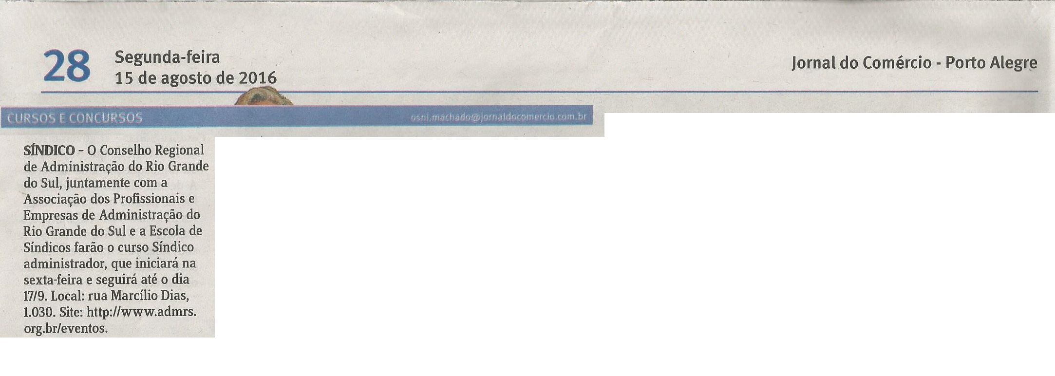Curso Síndico-Administrador
