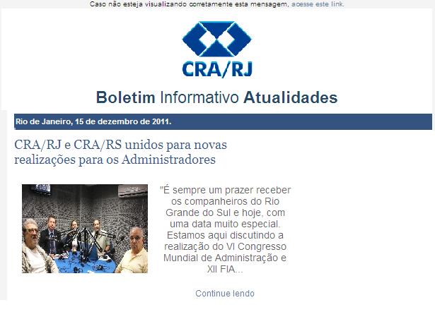 Parceria CRA-RS e CRA-RJ