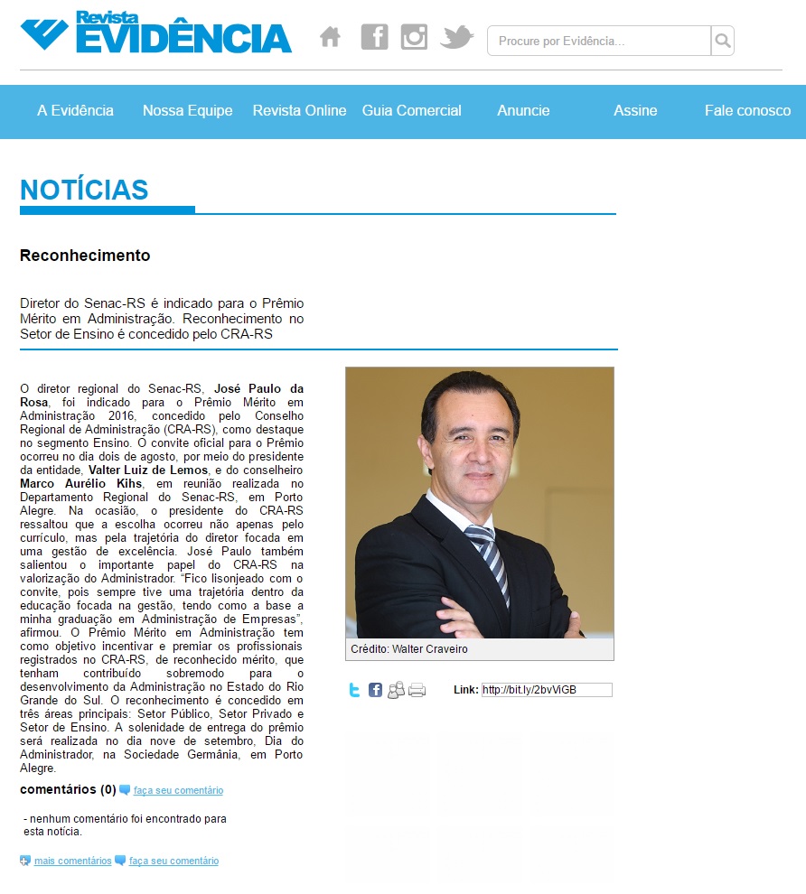 Prêmio Mérito em Administração
