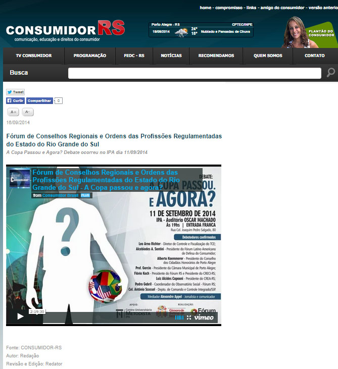 Debate Fórum-RS: A Copa passou, e agora?