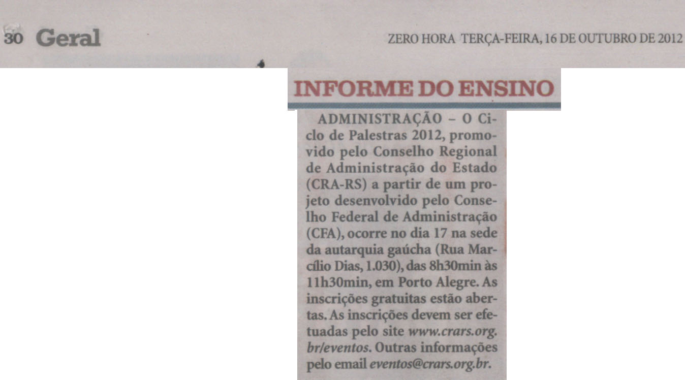 Palestra CRA/CFA
