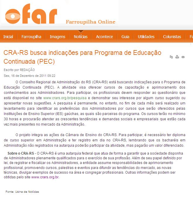 Programa de Educação Continuada