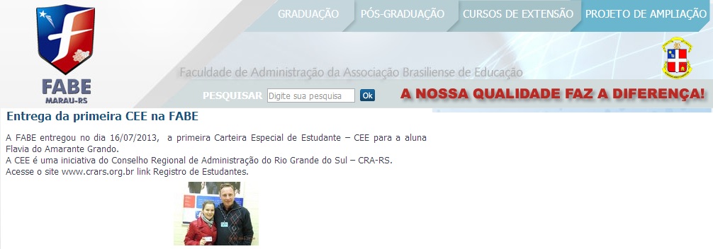 Carteira de Estudante