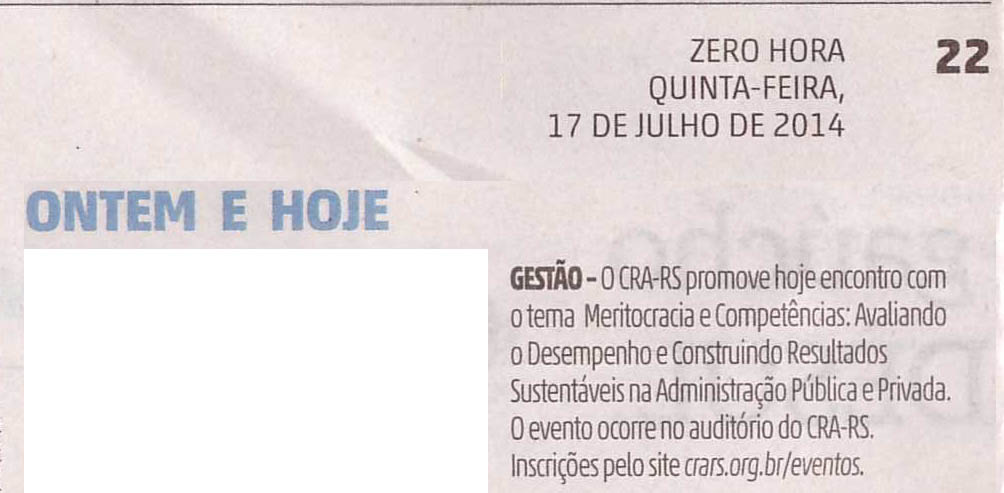 CRA Recebe - Meritocracia e Competências