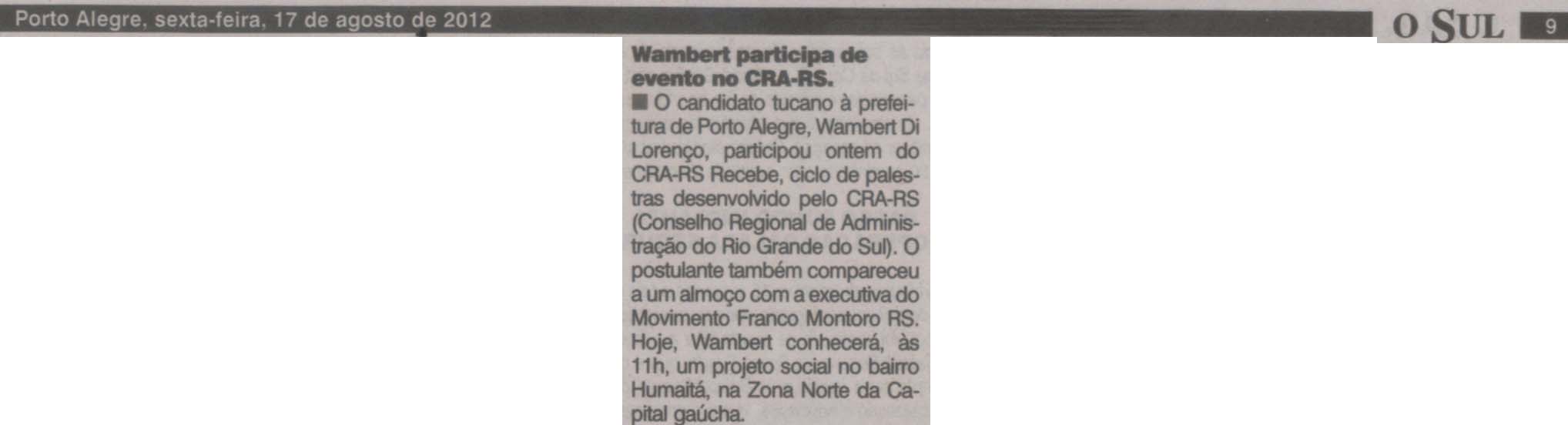 CRA Recebe Especial
