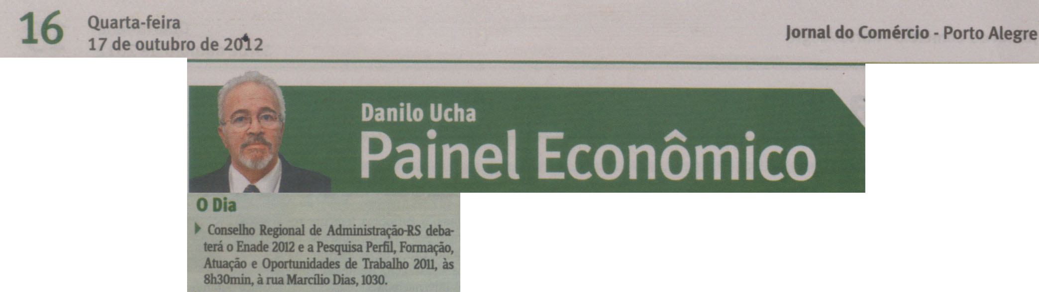 Ciclo de Palestras CRA-RS/CFA