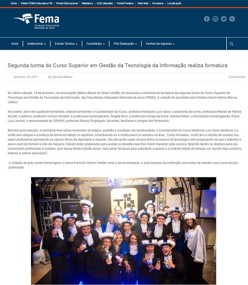 Formatura FEMA