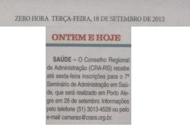 Seminário da Saúde