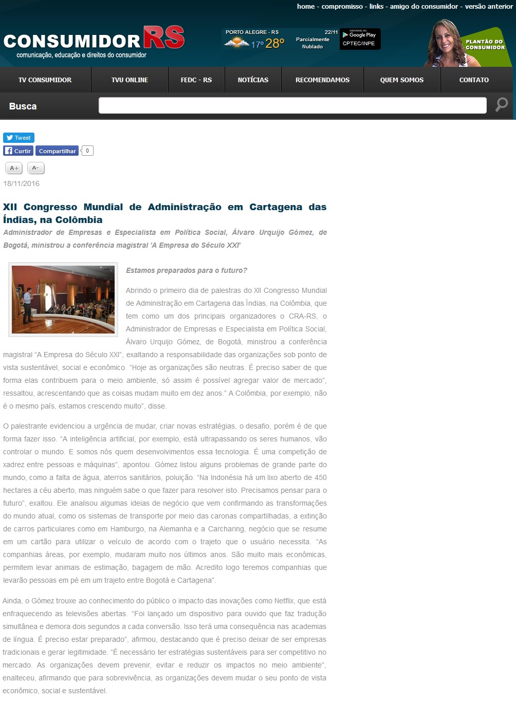 XII Congresso Mundial de Administração