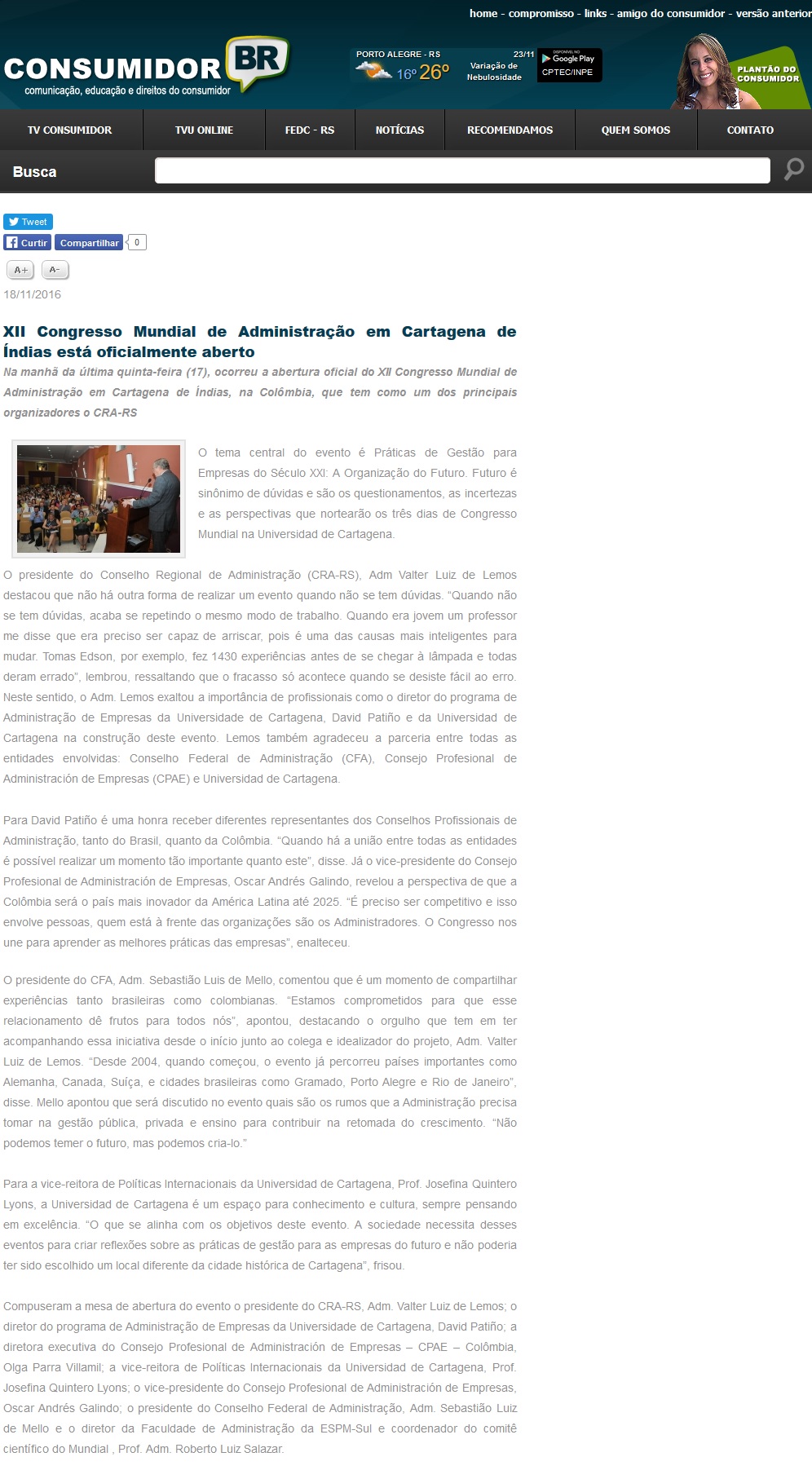 XII Congresso Mundial de Administração