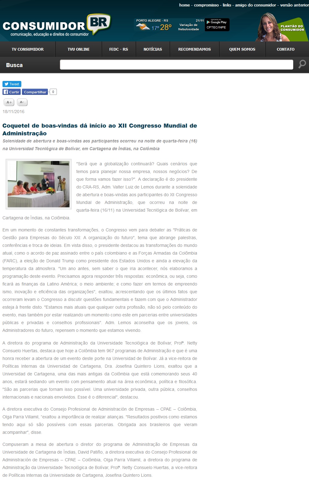 XII Congresso Mundial de Administração