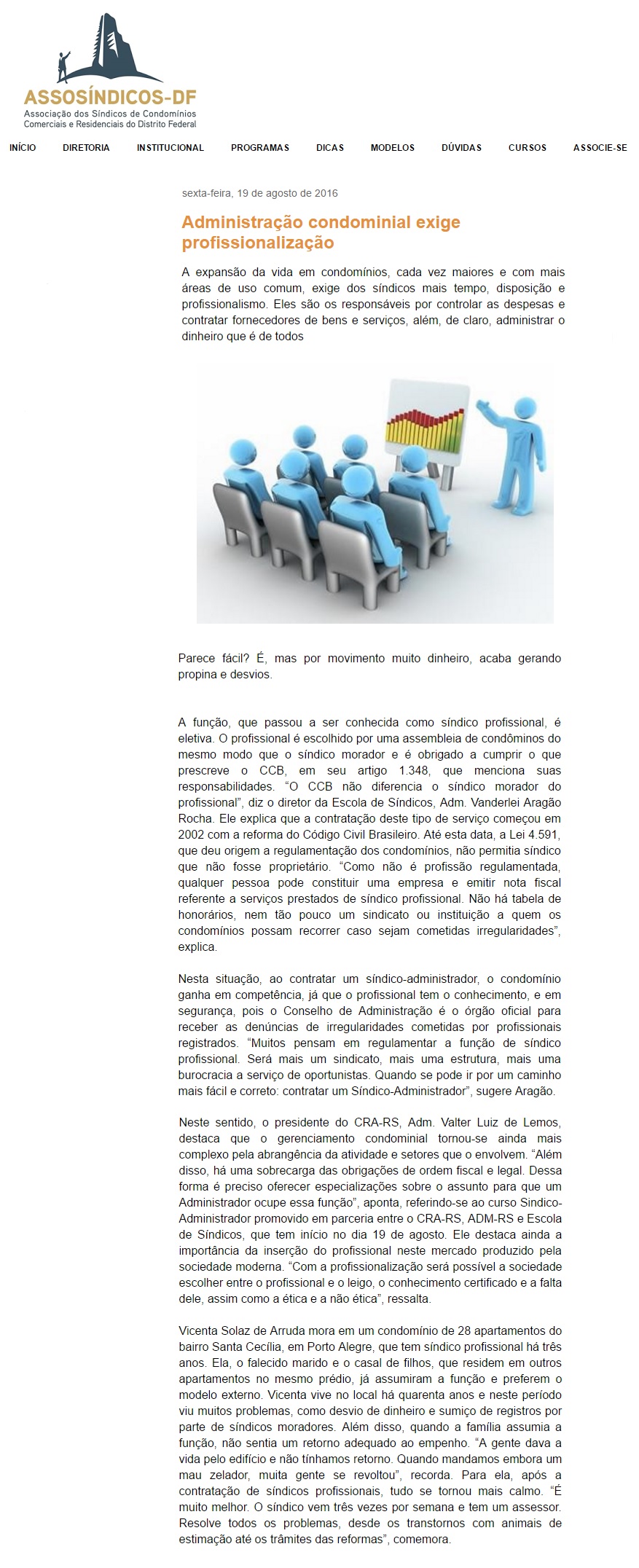 Administração condominial exige profissionalização