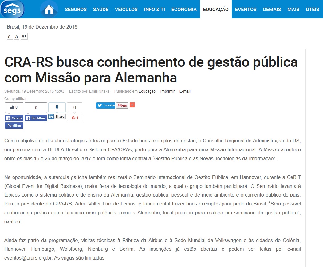 Missão à Alemanha